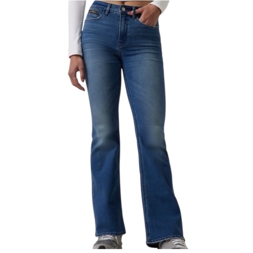 Athleta Classic Blue Flare Jeans